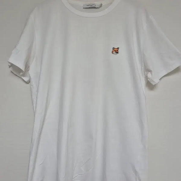 [BUNJANG] Maison Kitsuné Fox Head Patch Classic White T-Shirt XL / [XL]메종키츠네 폭스 해드패치 클래식 화이트