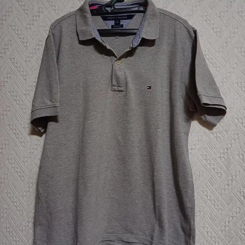 [BUNJANG] Tommy Hilfiger Grey Collared Shirt / 타미카라셔츠