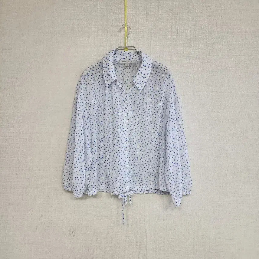 [BUNJANG] RAPHIAF Chiffon Floral Blouse / 라피아프 쉬폰 꽃무늬 블라우스