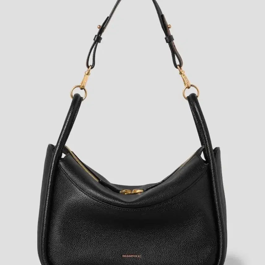 [BUNJANG] Beanpole Mello Soft Top-Zip Small Tote Bag Black / 빈폴 멜로 소프트 탑지퍼 스몰 토트백  블랙