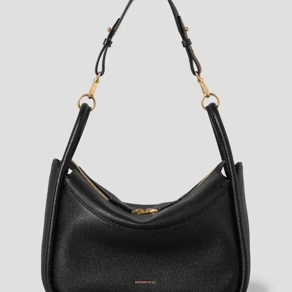 [BUNJANG] Beanpole Mello Soft Top-Zip Small Tote Bag Black / 빈폴 멜로 소프트 탑지퍼 스몰 토트백  블랙