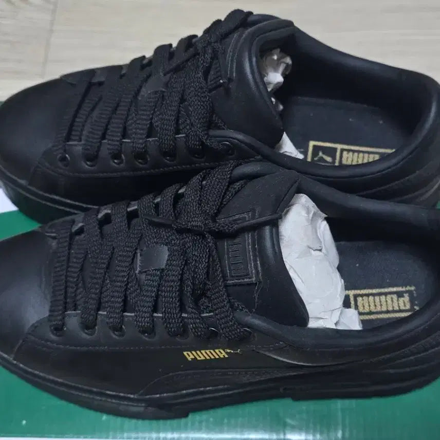 [BUNJANG] Puma Black Height-Enhancing Sneakers / 푸마 블랙 키높이신발