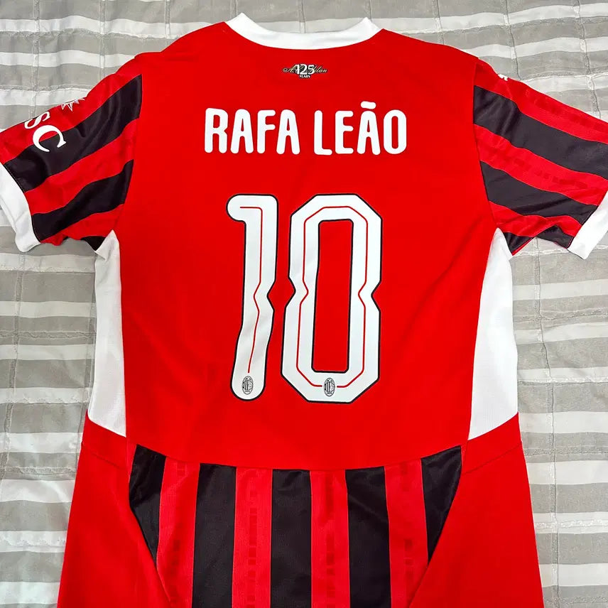 [BUNJANG] AC Milan 2024-25 Home Jersey #10 Rafael Leão (M) / 24-25 AC밀란 홈 유니폼 10번 하파엘 레앙 해외M (100)