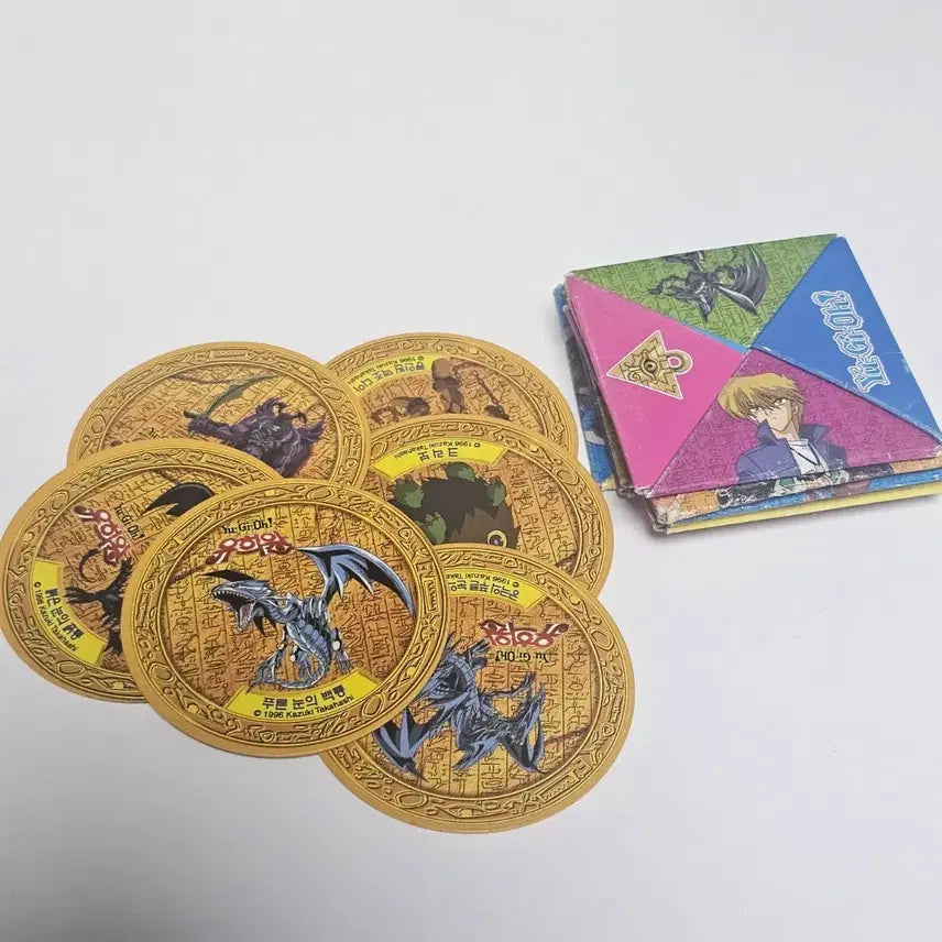 [BUNJANG] Yu-Gi-Oh! Vintage Ttakji (Game Tiles), Can / 유희왕 고전 딱지, 캔