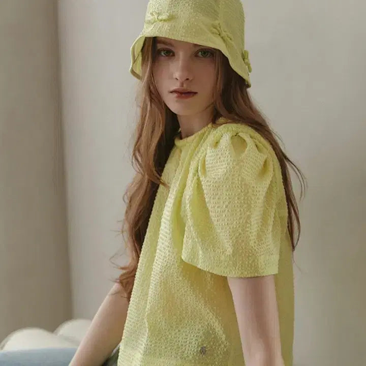 [BUNJANG] Jiyo Cloud Puff Blouse / 지요 클라우드 퍼프 블라우스