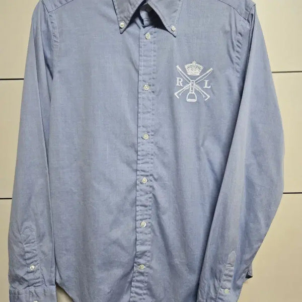 [BUNJANG] Polo Ralph Lauren Women's Blue Shirt / 폴로 랄프로렌 여성 블루 셔츠