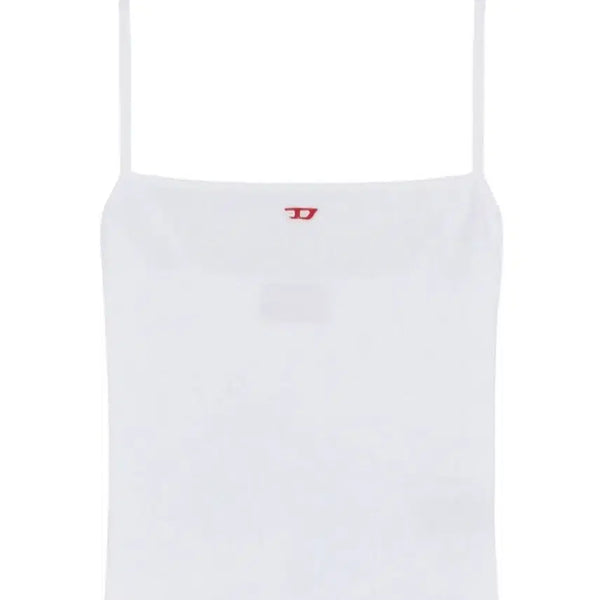 [BUNJANG] Diesel Logo Tank Top - White, Size M / (W) 디젤 Diesel 로고 탱크탑 화이트