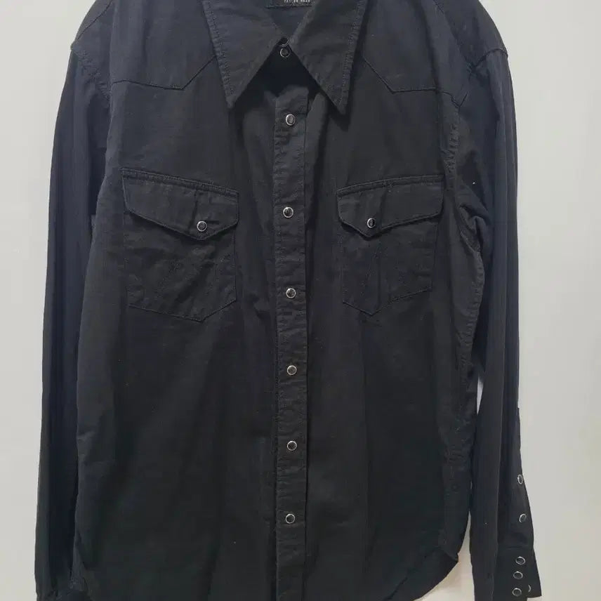 [BUNJANG] Birdnote Black Western Shirt Size 40 / 버드노트 블랙 웨스턴셔츠40