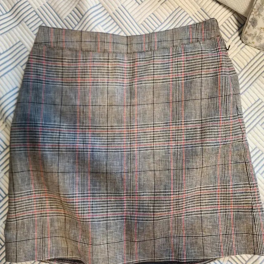 [BUNJANG] 8 Seconds Check Mini Skirt (Size M) / 에잇세컨즈 체크 미니 스커트 M