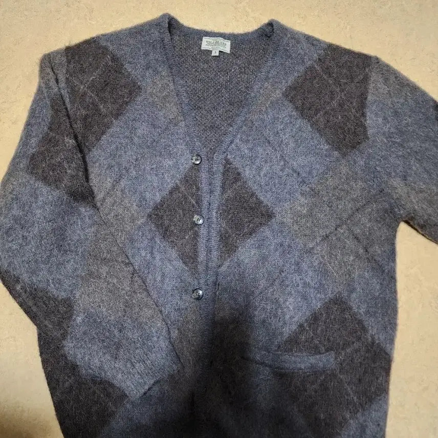 [BUNJANG] L Wildbricks Mohair Check Cardigan / [L] 와일드브릭스 모헤어 체크 가디건
