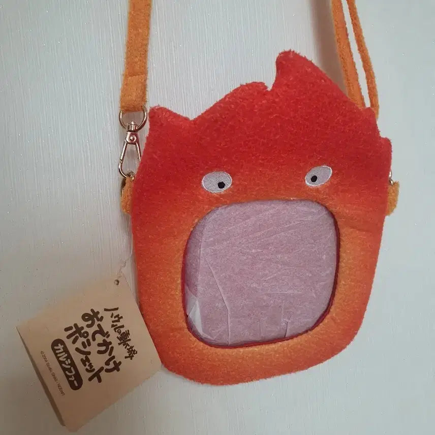 [BUNJANG] Howl's Moving Castle Calcifer Pocket Crossbody Bag & Pouch / 하울의 움직이는 성 캘시퍼 포켓크로스가방 겸 파우치