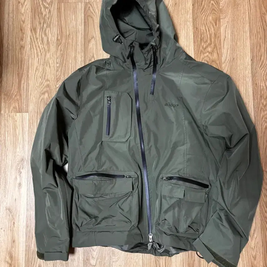 [BUNJANG] Not For Nerds Windbreaker Khaki / 낫포너드 바람막이