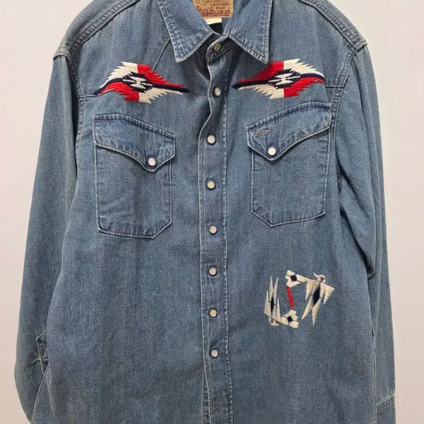 [BUNJANG] Sugar Cane Western Chimayo Shirt Size 15 / 슈가케인 웨스턴 치마요 셔츠 15사이즈