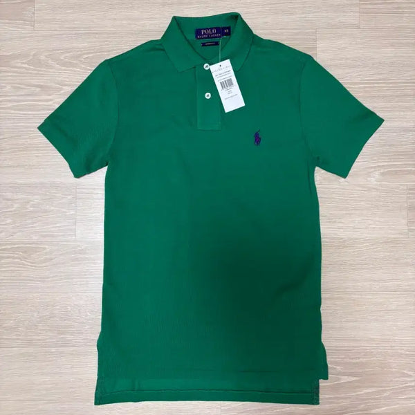 [BUNJANG] Polo Ralph Lauren Green Mesh Polo Shirt (XS) / 폴로 랄프로렌 카라티 그린XS,여(S)