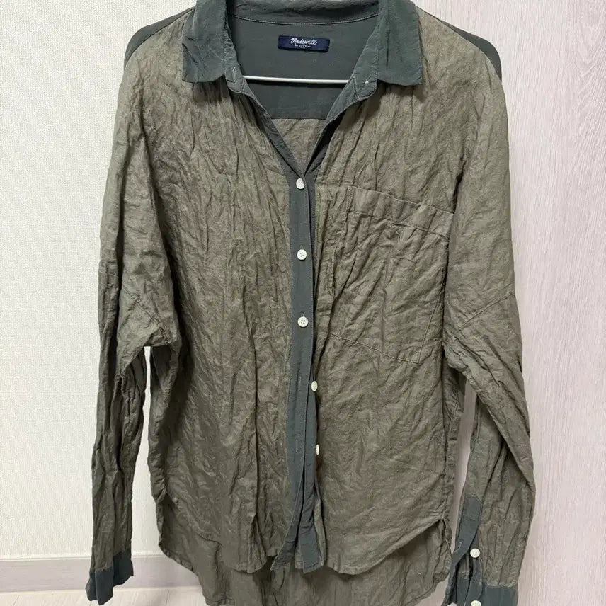 [BUNJANG] Madewell Khaki Shirt (New) / Madewell 셔츠 카키색 (새상품)
