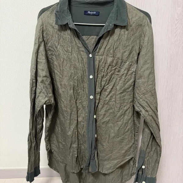 [BUNJANG] Madewell Khaki Shirt (New) / Madewell 셔츠 카키색 (새상품)
