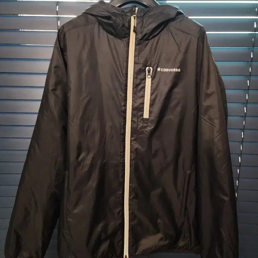 [BUNJANG] Converse Lightweight Padded Windbreaker Black / 컨버스 경량패딩바람막이 블랙
