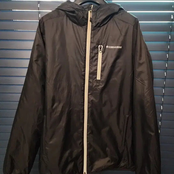 [BUNJANG] Converse Lightweight Padded Windbreaker Black / 컨버스 경량패딩바람막이 블랙