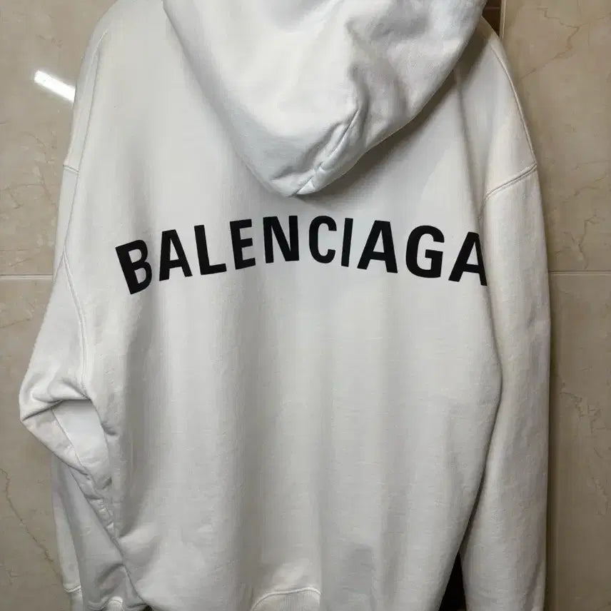 [BUNJANG] Balenciaga Back Logo Hoodie XS / 최상급) 발렌시아가 백로고 후드티 XS