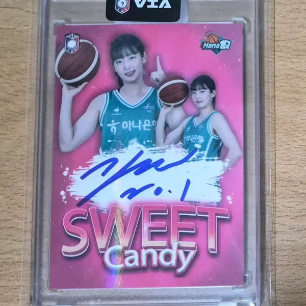[BUNJANG] 2023-24 WKBL Hana Bank Shin Jihyun Sweet Candy Auto Card (10-Limited Edition) / 2023-24 VIA WKBL 하나은행 신지현 10한정 스윗캔디 오토카드