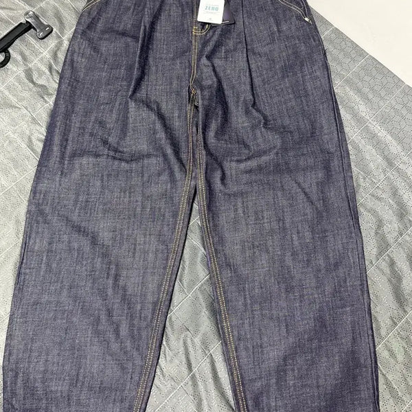 [BUNJANG] One-Tuck Raw Denim Pants / (새상품)원턱 생지진 데님 팬츠