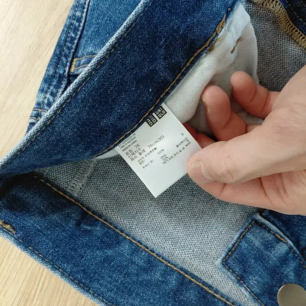 [BUNJANG] Uniqlo U Straight Fit Denim Jeans (Size 30) / 유니클로 u 중청 30