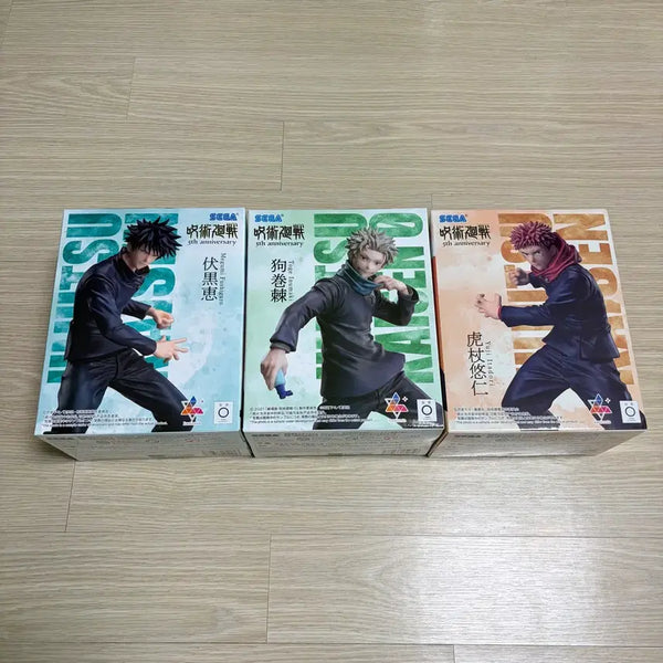 [BUNJANG] Sega Jujutsu Kaisen 5th Anniversary Luminasta Set Fushiguro Megumi, Inumaki Toge, Itadori Yuji Bundle Set / [일괄] 세가 주술회전 5주년 루미나스타 세트 메구미 토게 이타도리 일괄