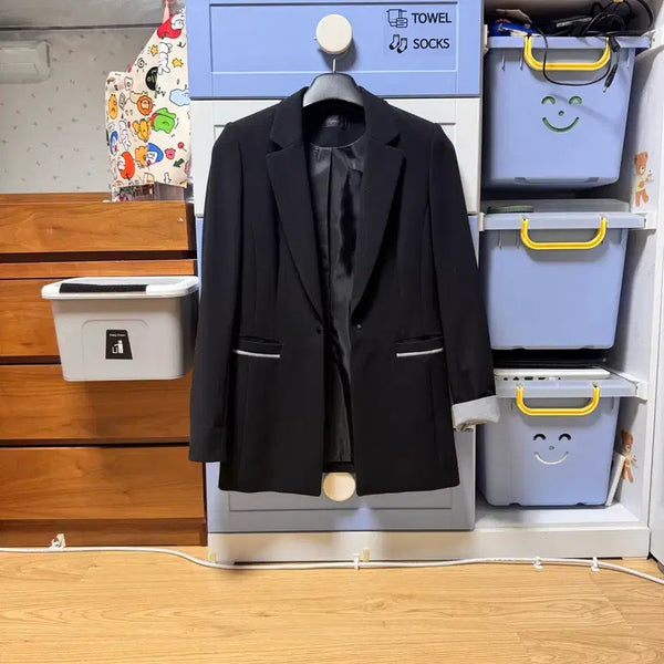 [BUNJANG] Roem Black Jacket / 로엠 블랙 자켓