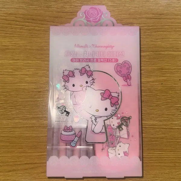 [BUNJANG] Fillimilli X Chami Kitty Twinkle Eye Brush Pro Collection Pink Kitty Brush Set / 필리밀리X챠미키티 트윙클 아이 브러시 프로 컬렉션 핑크 키티 브러쉬