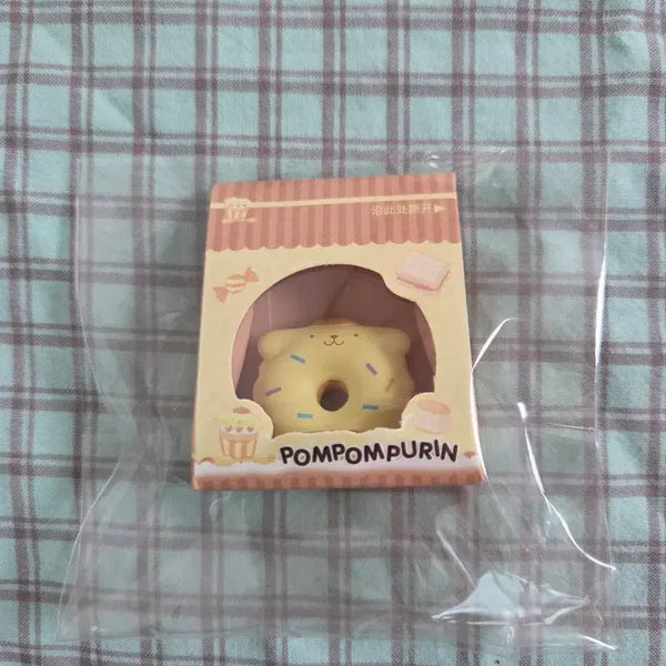 [BUNJANG] Sanrio Pompompurin Dessert Donut Mini Figure Miniature / 산리오 폼폼푸린 디저트 도넛 미니 피규어 미니어처