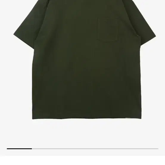 [BUNJANG] Boncoura Heavyweight Pocket T-Shirt (Olive) / 본쿠라 헤비웨이트 포켓티 (올리브)
