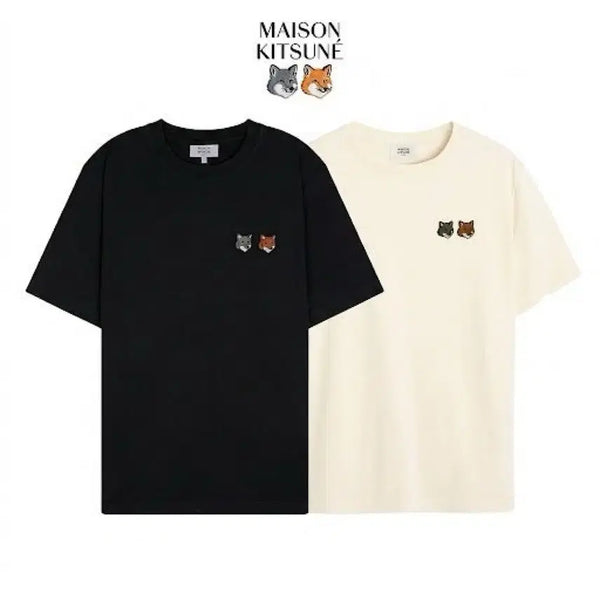 [BUNJANG] Maison Kitsuné Double Fox Head Short Sleeve T-Shirt / 메종 더블 폭스헤드 반팔티