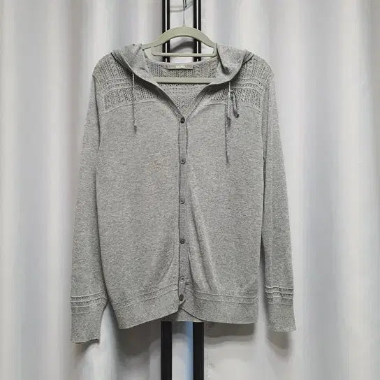 [BUNJANG] BCBG Max Azria Summer Punching Cardigan Hoodie / bcbg 비씨비지 여름 펀칭 간절기 후드 가디건