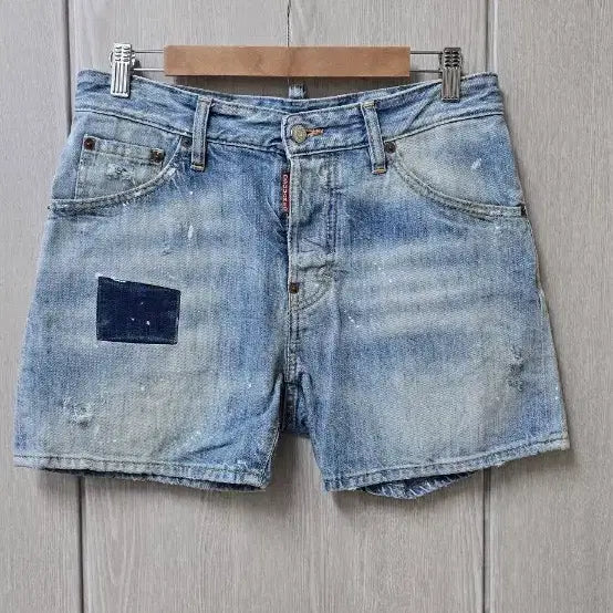 [BUNJANG] DSQUARED2 13SS Patchwork Painting Denim Shorts / 정품] 디스퀘어드2 13SS 패치워크 페인팅 데님 쇼츠 (28~29