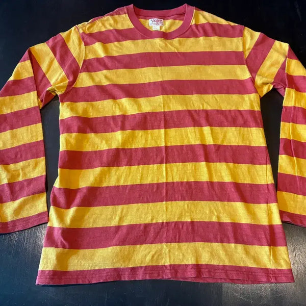 [BUNJANG] The Real McCoy's Buco Stripe Racing Jersey (Long Sleeve) / XL) 리얼 맥코이 부코 스트라이프 레이싱 저지 긴팔