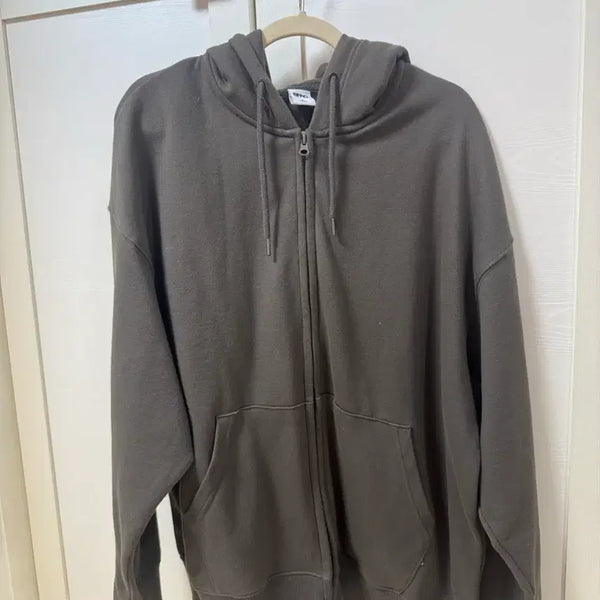 [BUNJANG] SPAO Brown Hoodie Zip-up XL / 스파오 브라운 후드집업 XL