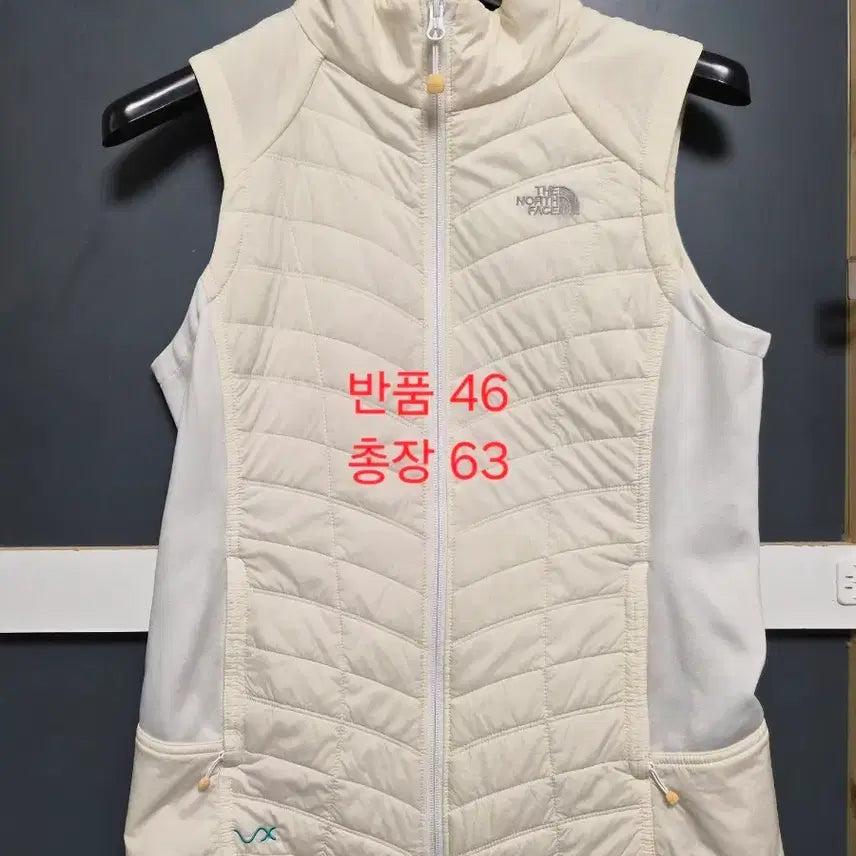 [BUNJANG] The North Face Women's Lightweight Padded Vest - Ivory / 노스페이스 여성 경량 패딩 조끼 아이보리