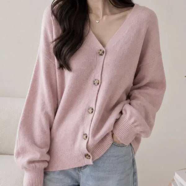 [BUNJANG] Zara Pink Oversized Cardigan / 자라 핑크 오버핏 가디건