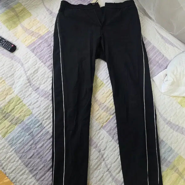 [BUNJANG] Solid Homme Zipper Hem Black Slacks 48 / 솔리드옴므 밑단지퍼 슬랙스 48