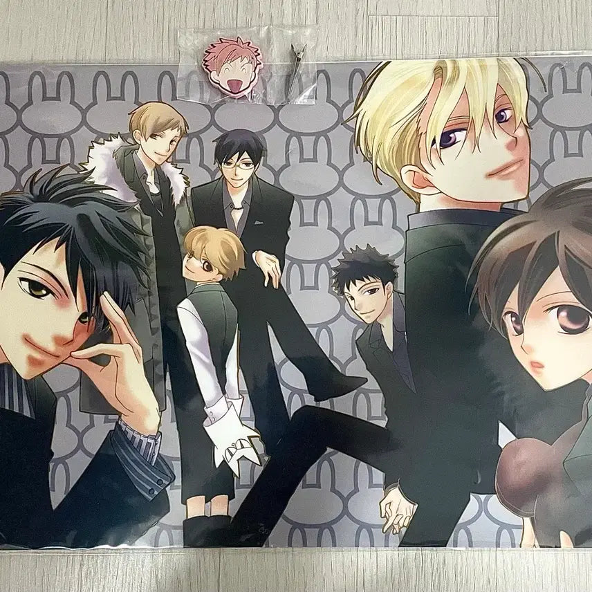 [BUNJANG] Ouran High School Host Club Illustration Clear Poster / 오란고교 호스트부 사교클럽 A3 일러스트 클리어 포스터