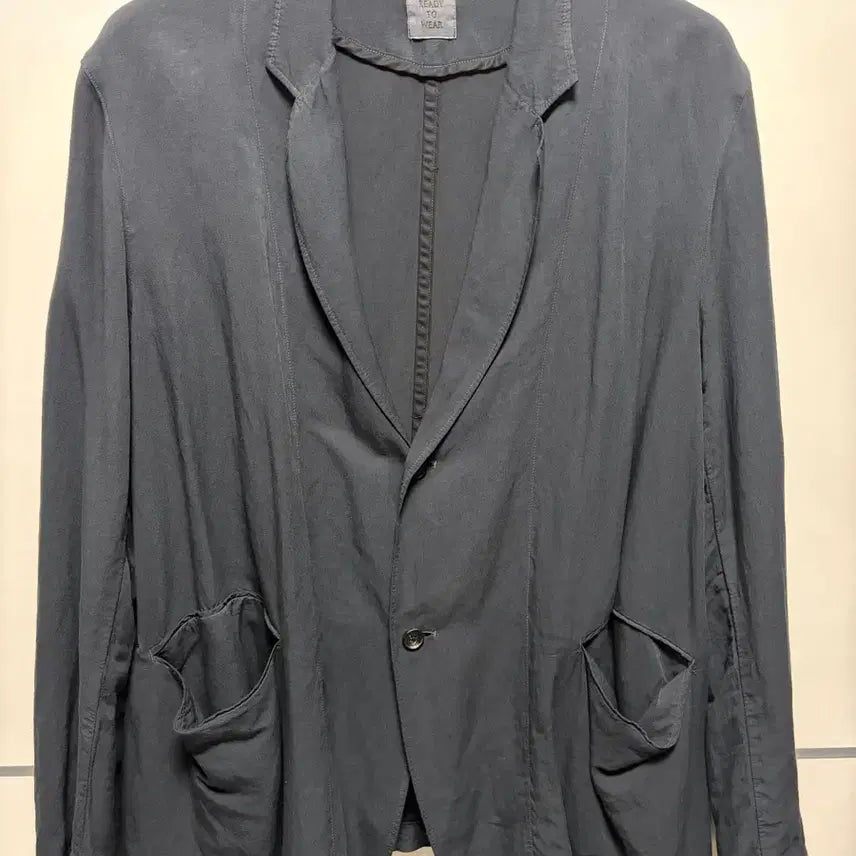 [BUNJANG] SOE 24ss Rayon Paper Jacket Black Navy / 소이 SOE 24ss Rayon Paper Jacket. 3size