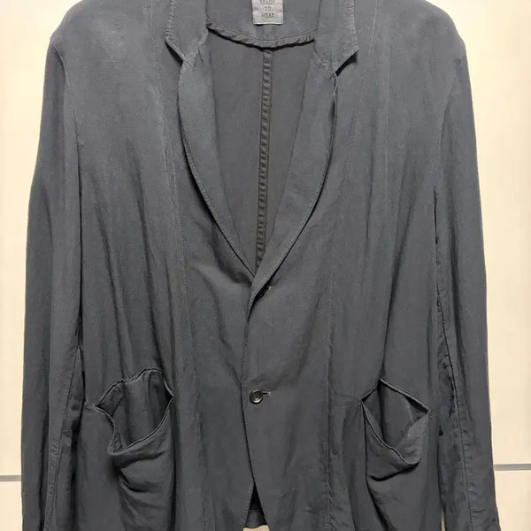 [BUNJANG] SOE 24ss Rayon Paper Jacket Black Navy / 소이 SOE 24ss Rayon Paper Jacket. 3size