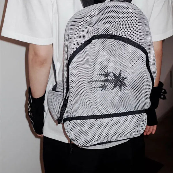 [BUNJANG] Nice Ghost Club Mesh Backpack Bag / 나이스고스트클럽 나고클 매쉬 백팩 가방 팝니다!