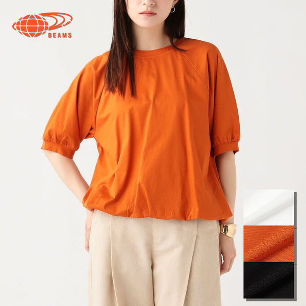 [BUNJANG] BEAMS HEART Balloon Pullover with Back Ribbon / 빔즈 하트 백리본 벌룬 풀오버