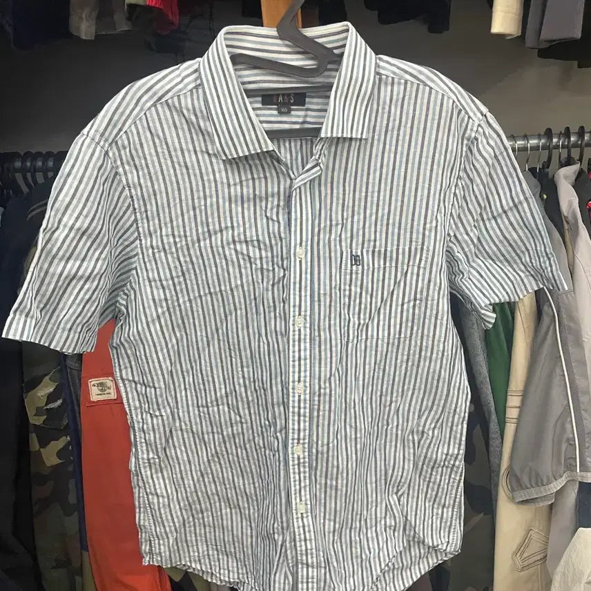 [BUNJANG] DAKS Striped Shirt (Size 105) / DAKS 스트라이프 셔츠105