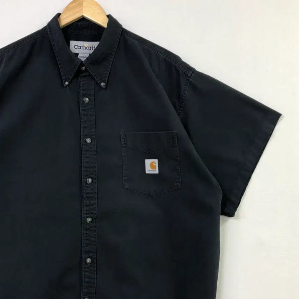 [BUNJANG] Carhartt Black Work Shirt XXL / Xxl 칼하트 블랙 워크 셔츠