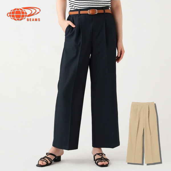 [BUNJANG] BEAMS HEART Heart Chino-Style Wide Pants / 빔즈 하트 치노풍 턱 팬츠