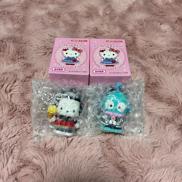 [BUNJANG] Sanrio Characters Aim 4th Edition Coordi Collection Secret Mascot Pochacco & Hangyodon / 산리오 캐릭터 대상 4탄 코디 컬렉션 시크릿 마스코트 포챠코 한교동