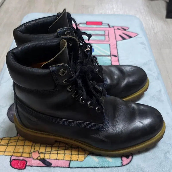 [BUNJANG] Timberland 6-Inch Navy Leather Boots / [280~285]팀버랜드 6인치 네이비 가죽부츠