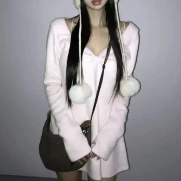 [BUNJANG] Pink Mini Dress / 핑크 미니 원피스
